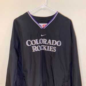 Center Swoosh Nike Rockies Long Sleeve